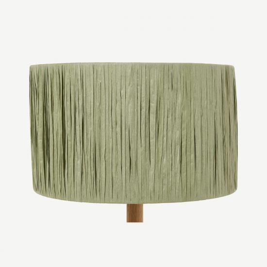 Cruz 30cm Green Raffia Lamp Shade