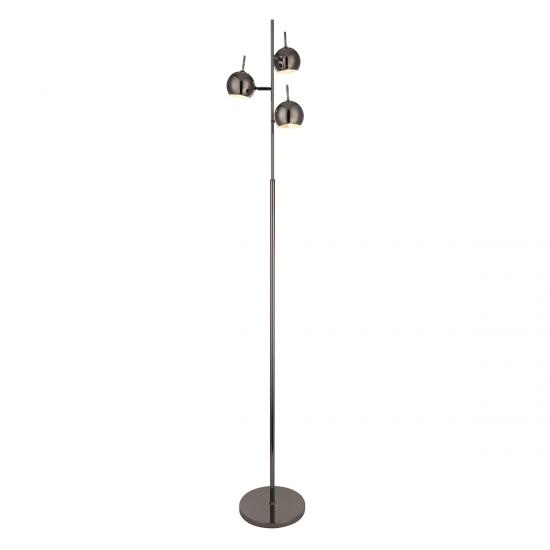 Austin Black Nickel Floor Lamp