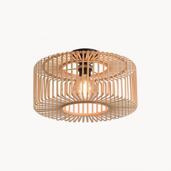 Bromo Natural Bamboo Ceiling Light