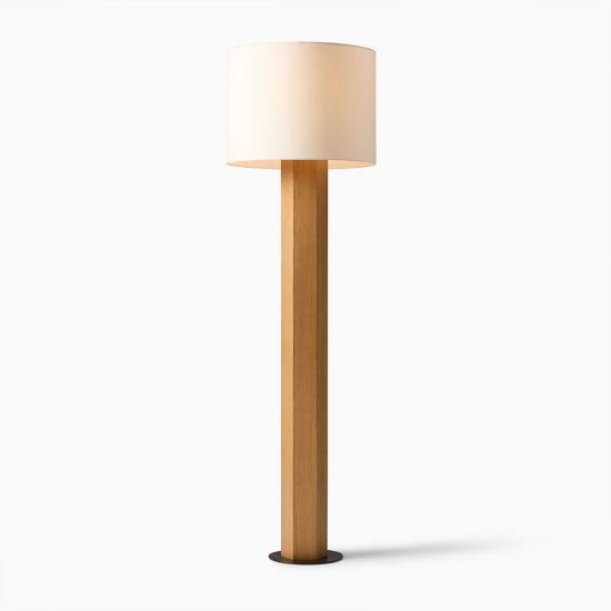 Culver Washed Oak Wood Floor Lamp (64)