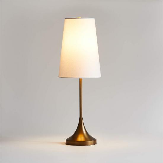 Seguin Brushed Brass Metal Table Lamp